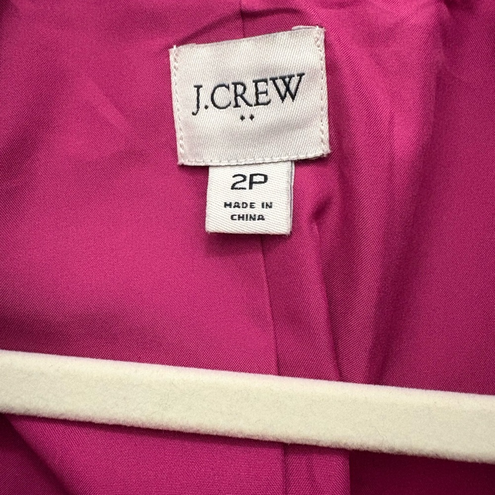 J. Crew Fuchsia Wool Pea Coat - Picture 4 of 5